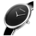 CALVIN KLEIN CK Quartz Wrist Quartz Movement Steel Strap 30mm Black Dial Watch