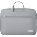 Warrior PU Laptop Bag Large Beige/Gray