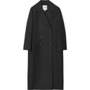 COS Coat Charcoal Black