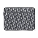 DIOR Canvas Bag Clutch Laptop Bag Black/White