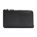 LOEWE Satin Calfskin Wallet, Card Holder Black