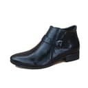 BAOLUOJIABAILIE Cow Split Ankle 4cm Black