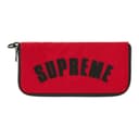 Supreme X The North Face/THE NORTH FACE Supreme SS19 Embroidery Makeup Bag Wallet Clutch Regular Red