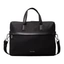 CALVIN KLEIN Polyurethane With Polyester One Shoulder Crossbody Handheld Laptop Bag Black