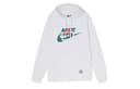 Nike Sweatshirts White Hooded Moderate Straight Fit