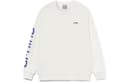 Li Ning Collection Logo Print Thermal Fleece Lined Loose Fit Pullover Sweatshirt White