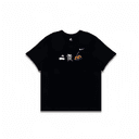 Nike T Shirts Black Crew Neck Moderate Straight Fit