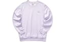 Skechers Colorful Trendy Versatile Solid Color Fleece Lined Crew Neck Long Sleeved Sweatshirt Photinia Purple