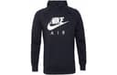 Nike Sweatshirts Black Hooded Moderate Straight Fit