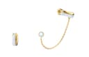 Swarovski Time Earrings White