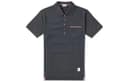 THOM BROWNE Rwb Short Sleeved Polo Shirt
