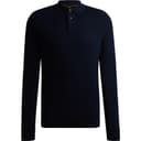 HUGO BOSS Logoembroidered Virgin Wool Blend Jumper