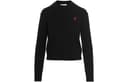 Ami Paris Ami De Coeur Embroidered Crewneck Jumper