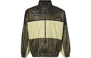 Nike Jackets Olive Green Stand Collar Moderate Straight Fit