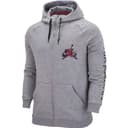 Jordan Hooded Windproof FleeceLined Sports Jacket Gray