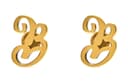 Balenciaga Typo B earrings