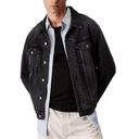 CALVIN KLEIN Denim Jacket Europe Version Denim Black