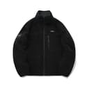 COVERNAT Velvet Jackets Black Stand Collar Moderate