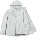 Jack Wolfskin Waterproof Windproof Windbreaker Jacket Cool Gray