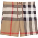 Burberry Men Check Swim Archive Beige