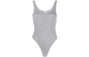 SAINT LAURENT Bodysuits Gray Crew Neck