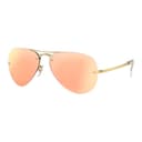 RayBan Metal Aviator Sunglasses Gold