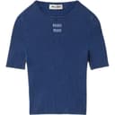MIU MIU Knitwear Blue Crew Neck Moderate Other