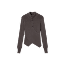 DIALOGUE Knitwear Crew Neck Moderate Nippedin Waist