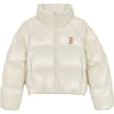 MLB RED SOX Boston Red Sox Glossy Curve Down Jacket White