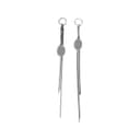 Ann Demeulemeester Sterling Silver Drop Earrings Silver