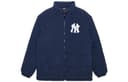 New Era Puffer Jackets Navy Blue Stand Collar Thickened Other