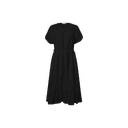 DIALOGUE ShortSleeved Vneck Moderate MidLength Puffy Skirt