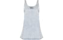 FRAME Sleeveless Light Blue Crew Neck Moderate Short Aline Skirt