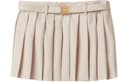 MIU MIU Pleated Wool Miniskirt