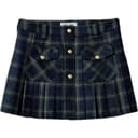 Miu Miu pleated tartan miniskirt