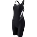 Li Ning Sports Series One piece Swimsuit Elegant Black