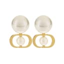 DIOR Brass Earrings Gold
