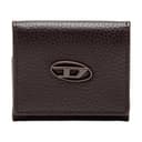 DIESEL Cow Wallet Coin Purse Dark Brown