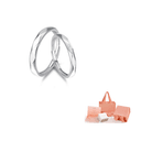 FANCI 925 Sterling Silver Ring Pair