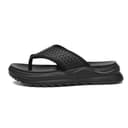 SENJIALUO EVA Stitching Odor Resistant, Flip Flops Black
