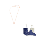 Swarovski Bella Faux Crystal, Rose Gold Tone Plated Necklaces