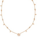 GUCCI Interlocking Diamond Necklaces Gold