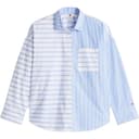 Tommy Hilfiger Shirts Cool Blue Widespread Collar Moderate Straight Fit