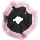 CHANEL Satin Yarn Hair Ties Pink/Black
