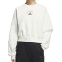Adidas Sweatshirts White Crew Neck Moderate
