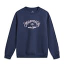 LiNing Sweatshirts Dark Ship Blue Crew Neck Moderate Straight Fit