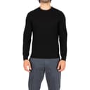 EMPORIO ARMANI Sweaters Black Crew Neck Moderate Straight Fit