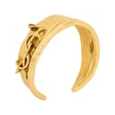 SAINT LAURENT Brass Bangles Bronze Gold
