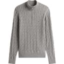 Tommy Hilfiger Sweaters Light Gray HalfTurtleneck Moderate Straight Fit
