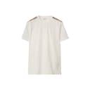 Burberry checkeredtrim cotton Tshirt